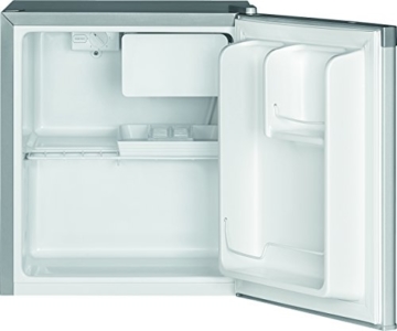Bomann KB 389 Mini-Kühlschrank / A++ / 51 cm Höhe / 84 kWh/Jahr / 42 Liter Kühlteil / regelbarer Thermostat / Kühlmittel R600a silber - 