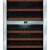 CASO WineMaster 66 Design Weinkühlschrank für bis zu 66 Flaschen (bis zu 310 mm Höhe), zwei Temperaturzonen 5-22°C, Energieklasse A -