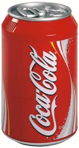 EZetil Coca-Cola Mini Kühlschrank 25 mit transparenter Tür rot 23L mit Kühl- und Warmhaltefunktion für Getränke und Speisen 12/230V Energieeffizienzklasse A++ 