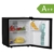 FineBuy Mini Kühlschrank 46 Liter / Minibar schwarz / Getränkekühlschrank 5° bis 15°C (EEK: A++) -