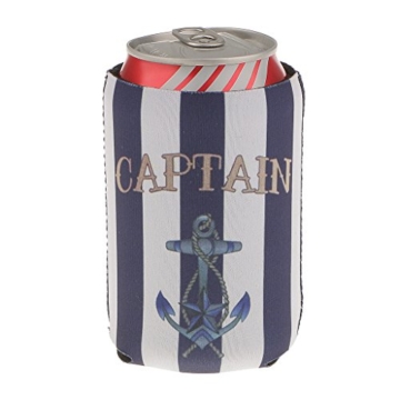 Gazechimp 2 Captain Dosenkühler Getränkekühler Neoprenkühler Flaschenkühler Halter - 