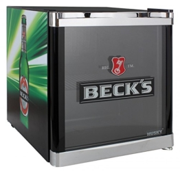 Husky Cool Cube Mini-Kühlschrank Becks Design / Energieeffizienzklasse A+ / Nutzinhalt 50 -