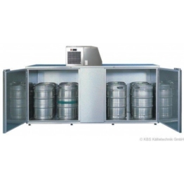 KBS Fasskühler-Gehäuse Fk 10 - für 10 Fässer - ohne Maschinenaufsatz -