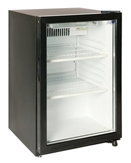 KBS Glastürkühlschrank KUG 110 Kühlschrank 100 l Umluft -