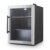 Klarstein Beersafe XL Mini-Kühlschrank Minibar Getränkekühlschrank (60 Liter, 42 dB, 63 cm hoch, Edelstahl, Glastür, 2 Einschübe, Temperaturregler) schwarz-silber - 