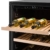 Klarstein Botella 120S Weinkühlschrank Weinkühler Getränkekühlschrank (270 Liter, 122 Flaschen, Touch-Bedienfeld, Innenbeleuchtung, Glastür mit Panoramaverglasung, 5 Regaleinschübe) silber - 