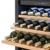 Klarstein Botella 450 Weinkühlschrank Weinkühler (428 Liter, 166 Weinflaschen, Touch-Bediensektion, LED-Innenbeleuchtung, 16 Holzeinschübe) silber - 