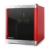 Klarstein Coollocker Mini-Weinkühlschrank Getränkekühlschrank (46 Liter, 32 dB, 50 cm hoch, doppelt isolierte Glastür) rot - 