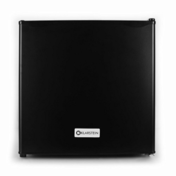 Klarstein Mini Kühlschrank Minibar Getränkekühlschrank (40 Liter Kühlfach, Eisfach, 39 dB leise, 49,5 cm hoch) schwarz - 