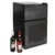 Klarstein MKS-3 Weinkühlschrank Getränkekühlschrank (68 Liter, 24 Flaschen, Touchpad-Steuerung, LCD-Display, 2-türig) schwarz -
