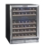 La Sommelière CVDE46-2 Weinkühlschrank / 83,0 cm Höhe / Multizonen Einbauweinklimaschrank mit Kompressor / Digital-Anzeige der Temperatur / edelstahl und schwarz - 