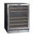 La Sommelière CVDE46-2 Weinkühlschrank / 83,0 cm Höhe / Multizonen Einbauweinklimaschrank mit Kompressor / Digital-Anzeige der Temperatur / edelstahl und schwarz - 