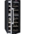 La Sommelière ECS40.2Z Weinkühlschrank / 102,0 cm Höhe / Zweizonen Weintemperierschrank mit Kompressor / Digital-Anzeige der Temperatur / edelstahl und schwarz -
