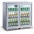 Profi Flaschenkühlschrank, 208 Liter, 0° C/ +10° C, Umluftkühlung, abschließbar, GGG LG-208S - 