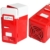 Sidiou Group Handliche Mini-USB-Kühlschrank Cooler Gadget Beverage Getränkedosen Kühler / Wärmer Kühlschrank rot - 