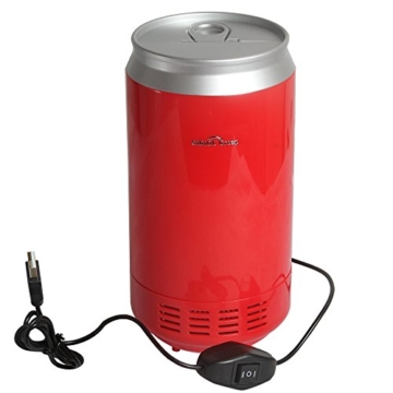 Sidiou Group Portable USB-PC Mini-Kühlschrank Kühlschrank kühles Getränk Getränkedosen Kühler & wärmer PC Gadgets Red - 