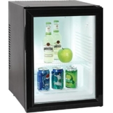 Syntrox Germany 40 Liter Null DB-Lautloser Mini Kühlschrank Geräuchloser Hotelkühlschrank -