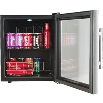 Kühlschrank mit Glastür geräuscharm 85 Liter Syntrox Germany Mini-Bar Showcase Getränkekühlschrank 