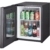 Syntrox Germany 52 Liter Null DB-lautloser Mini Kühlschrank mit Glastür geräuchloser Hotelkühlschrank -